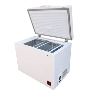 Congélateur coffre à panneau solaire à entraînement direct de haute qualité à faible consommation d'énergie de 208 litres porte unique pour la cuisine d'hôtel - Product Image 4