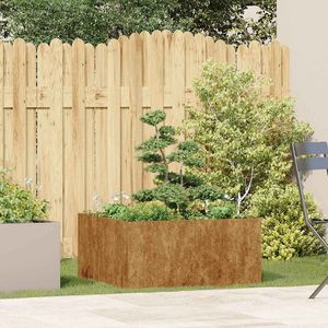 Grandi vasi da fiori e fioriere decorativi in acciaio arrugginito - Product Image 3