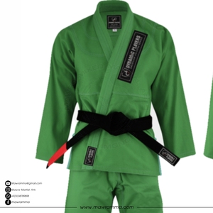 ชุดยิวยิตสู BJJ ผ้าฝ้าย 100% ทอแบบเพิร์ลวีฟ  พร้อมปักโลโก้ตามสั่ง น้ำหนักเบาพิเศษ สำหรับฝึกซ้อมและแข่งขัน - Product Image 2