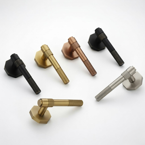 Heavy Duty Marble Mortise Door <b>Handle</b> Set | Luxury Stainless Steel Antique,Graphite Black & PVD Gold Finish for Commercial Doors - Product Image 1