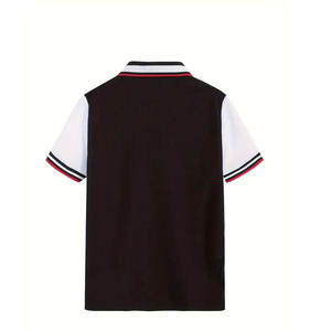 เสื้อโปโลเด็กผู้ชาย ผ้าฝ้ายระบายอากาศ เสื้อผ้าฤดูร้อน เสื้อโปโลเด็กผู้ชาย แขนสั้นคลาสสิก ชุดลำลองสำหรับเด็กนักเรียน - Product Image 2