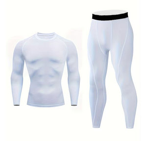 EASYFIT INDUSTRIES – Nouveau T-shirt de compression éco-responsable pour homme en Spandex/Polyester, personnalisable OEM, idéal pour l'entraînement MMA et BJJ - Product Image 2