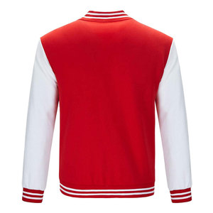 แจ็คเก็ตหนังคุณภาพสูง แฟชั่นปี 2025 แจ็คเก็ตวาร์ซิตี้ผ้าขนสัตว์แบบใหม่ พร้อมแพทช์ตัวอักษร - Product Image 3