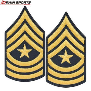 Nouvelles Écussons de Grade d'Uniforme Brodés Tendance à Bordure Merrow, Prix Abordable - Product Image 4