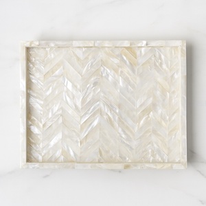 Plateau Feng Shui de Luxe Fait Main Écologique avec Incrustations en Os – Design Décoratif Élégant, Qualité Supérieure pour la Maison et la Cuisine (Idéal pour Servir) - Product Image 6