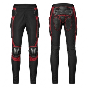 Pantalon de moto unisexe avec protection en coque PE pour les genoux et les hanches, équipement de course respirant - Product Image 1