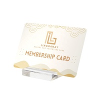 Carte RFID vierge imprimable brillante Mifare(R) Ultralight EV1 avec panneau de signature à code plat pour cartes de visiteur de chantier