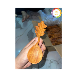 Cuchara de madera vietnamita de color natural para comer yogur y como vajilla ecológica para fiestas de 99 Gold Data - Product Image 3