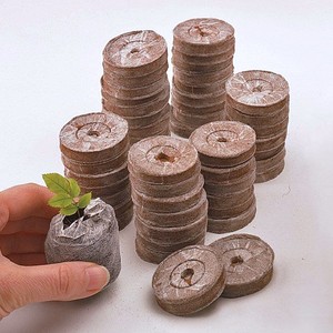 Discos de tierra para plantar de primera calidad, pellets de fibra de coco, pellets de turba de coco, plugues de inicio de cultivo. - Product Image 2
