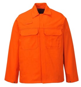Chaqueta de Trabajo Personalizada Unisex Impermeable de Alta Visibilidad, Resistente, de Lona y Algodón, Uniforme Industrial para la Construcción - Product Image 1