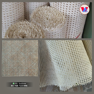 BEST SELLING Eco-friendly Herringbone Cane Webbing Roll Natural Rattan Mesh For <b>Wall</b> <b>Panel</b> Bed <b>Headboard</b> Chair Crafts 15m B2B - Product Image 2