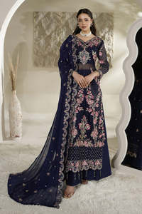 Robes de soirée pour femmes de haute qualité, style pakistanais, ensemble 3 pièces, broderie détaillée, taille et couleur personnalisées, pour mariage, Eid, tenue de fête - Product Image 6