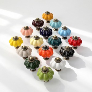 Cabinet <b>knobs</b> <b>ceramic</b> Handmade <b>Ceramic</b> Furniture <b>Knob</b> Decorative Cabinet Drawer Pull - Product Image 3