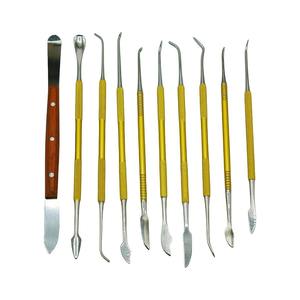 10 PCS Dental Waxing Instruments Set Manual Power Stainless Steel Wax Carving Tools Surgical Instruments Case By Dentavex - Product Image 6
