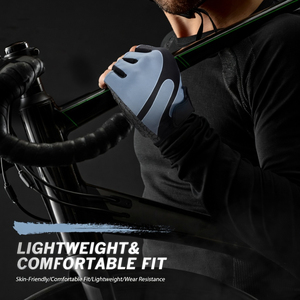 Guantes de Ciclismo de Verano Hechos a Medida, Unisex, Medios Dedos, Antideslizantes, para Ciclismo de Carretera, Levantamiento de Pesas y Entrenamientos en el Gimnasio - Product Image 6