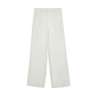 Wholesale Custom Women Patchwork Pants Casual <b>Drawstring</b> Straight Leg <b>Trousers</b> Loose Fit OEM ODM Wholesale - Product Image 1