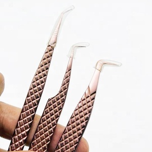 ที่หนีบขนตาเพิ่มความยาวระดับพรีเมียมเนื้อบาง45/90องศาทำจากสเตนเลสปลายแหลมทรงเพชรใหม่ - Product Image 3