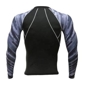 Rashguards de BJJ con Logotipo Personalizado al por Mayor, Diseño Nuevo 2025, Ropa Deportiva, Ropa de Gimnasio, Ropa Deportiva de Compresión, Rashguard de MMA - Product Image 3