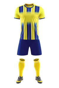 Uniforme de Fútbol Personalizado para Adultos, 100% Poliéster, Manga Corta, Secado Rápido, Antibacteriano, Conjunto Deportivo - Product Image 6