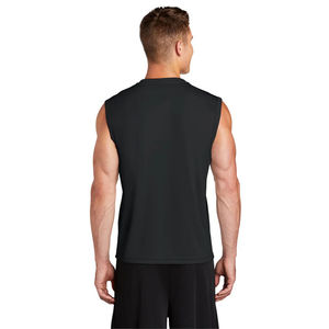 Camiseta Deportiva sin Mangas para Hombre, Ligera, para Entrenamientos o Deportes, Camiseta Deportiva Negra para Hombre - Product Image 4