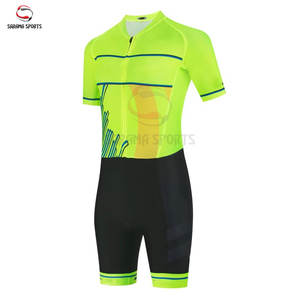 Encuentra un traje de triatlón sublimado similar al icono original, traje de ciclismo, carreras y triatlón para hombre, traje de manga corta con bolsillos. - Product Image 2