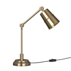 Elegant Antique Brass LED Table <b>Lamp</b> Adjustable Neck Study Reading Light for Desk Office Pack of 1 at Wholesale Price - Product Image 1