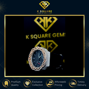 Nuevo Reloj de Pulsera de Lujo con Movimiento Automático Analógico de Acero Inoxidable, Cristal de Zafiro y Diamantes, con Botón de Presión - Product Image 4