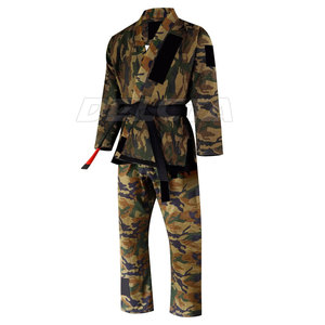 Kimono de BJJ camouflage pour homme, 100% polyester, coupe régulière, respirant, vêtements d'arts martiaux, taille adulte - Product Image 2