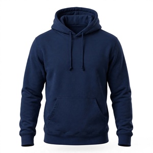 Sweat à capuche uni pour homme 100 % coton, coupe décontractée, avec poche kangourou, exportation d'automne depuis le Bangladesh - Product Image 1