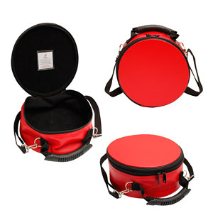 Premium NANBA GROUP Masonic Crown Cap Case (Red) Leather Zipper Closure Lightweight 10x22cm Scottish Rite <b>Hat</b> <b>Box</b> Custom Logo - Product Image 1