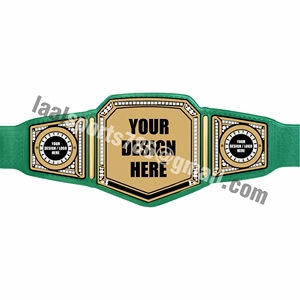 Cinturón de Campeonato con Logotipo Personalizado, Placas de Metal de Latón, Correa de Cuero de Alta Calidad, Talla Adulto Unisex, Cinturones Personalizados - Product Image 3