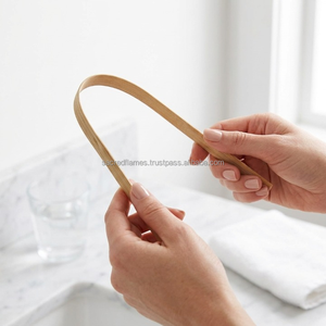 Grattoir à Langue en Bambou Naturel Pur OEM Personnalisé Zéro Déchet Sans Plastique Soin Bucco-dentaire Hygiène Outil de Nettoyage Dentaire Vente en Gros - Product Image 6