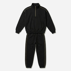 Chándal Unisex de Moda, 100% Algodón, Hecho a Medida, con Media Cremallera y Marca Personalizada - Product Image 4