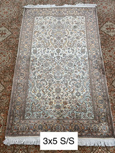 พรมปูพื้นขนสัตว์/ผ้าไหมสำหรับห้องนั่งเล่นซักได้ทำด้วยมือนุ่มสบายวัสดุพรีเมียม - Product Image 5