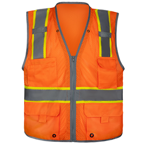 Chaleco de seguridad personalizado, fabricado directamente, 100% poliéster, para protección, de la mejor calidad, ligero, unisex. - Product Image 4