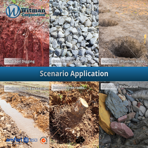 Pala de Jardinería de 16 Pulgadas con Cabeza de Acero de Alto Carbono 45, Hoja Ancha, Diseño de Doble Cabeza, para Aflojar la Tierra de Forma Eficiente y con Control Preciso, Ideal para Bricolaje - Product Image 6