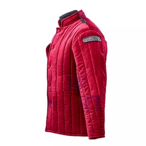 Abrigo Gambeson Rojo de Alta Calidad, Chaqueta Aketon Acolchada de Algodón de Manga Larga, Armadura de Guerrero Vikingo para Recreación Histórica - Product Image 4
