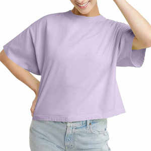 เสื้อครอปท็อปผู้หญิงลำลอง ผลิตจากผ้าคอตตอนผสมคุณภาพพรีเมียม ระบายอากาศได้ดีและน้ำหนักเบา เหมาะสำหรับใส่ทุกวัน - Product Image 1
