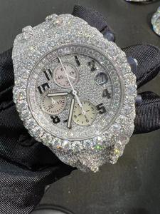 Reloj de Plata 925 en Oferta, Relojes de Lujo para Hombre de Acero Inoxidable, Mecánicos, Automáticos, con Diamantes - Product Image 6