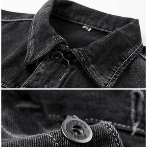 Ensemble d'extérieur pour homme style hip-hop, vente directe d'usine du Pakistan, nouvelle collection 2026, veste et pantalon en jean de couleur unie - Product Image 5