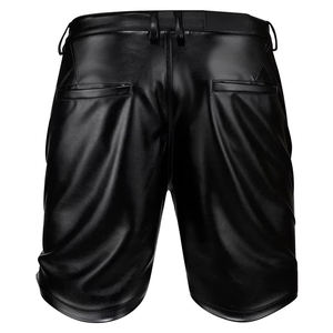 Custom <b>Men's</b> High Street Style Solid Cowhide <b>Leather</b> <b>Shorts</b> with Side Pockets Breathable Quick Dry Private Label Premium Quality - Product Image 5