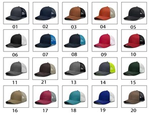 Casquette Trucker Unisexe en Maille à 6 Panneaux, Réglable avec Fermeture Snapback, Couleur Unie, Style Décontracté pour Adultes, Respirante Printemps-Été - Product Image 5