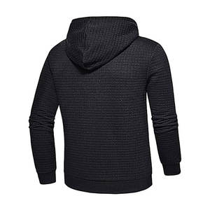 Custom Men's Full Zip Hooded Sweatshirt Heavyweight <b>Thermal</b> Winter Jacket Wholesale Plain Texture <b>Hoodie</b> - Product Image 3