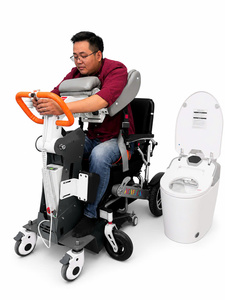 Electric Powered Standing Mobility Chair with <b>Reclining</b> Seat Safety Harness Steel Frame Built-In Battery 1 Year Warranty - Product Image 1