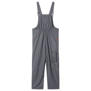 High Visibility Safety Bib <b>Overalls</b> Cotton Anti-Wrinkle Durable Unisex Workwear for <b>Construction</b> Workers - Product Image 4