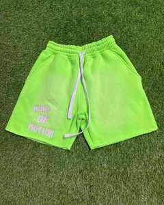 Mind Of Motion Short de jogging pour homme, couleur unie, avec cordon de serrage, décontracté, respirant, en polyester, avec logo imprimé sur le devant - Product Image 3