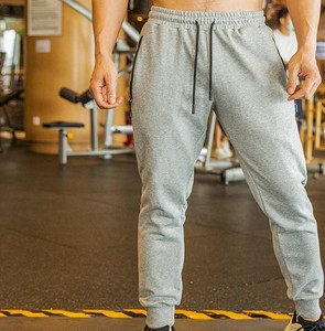 กางเกงลำลองขายาวผ้าฝ้าย65% โพลีเอสเตอร์35%,กางเกงเล่นยิมฟิตเนสสำหรับผู้ชาย - Product Image 2