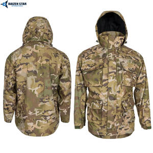 Chaqueta Soft Shell Transpirable OEM con Cuello Alto y Bolsillo Frontal para Hombre y Mujer, Ligera, para Senderismo al Aire Libre - Product Image 3