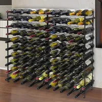 Porte-bouteilles mural en métal, style élégant, imperméable, motif fruits, design rectangulaire durable, capacité 5L, pour restaurant