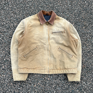 Custom Men's Heavyweight Duck <b>Canvas</b> <b>Work</b> <b>Jacket</b> Distressed Carpenter Trucker Bomber Utility <b>Jacket</b> Streetwear Wholesale - Product Image 2